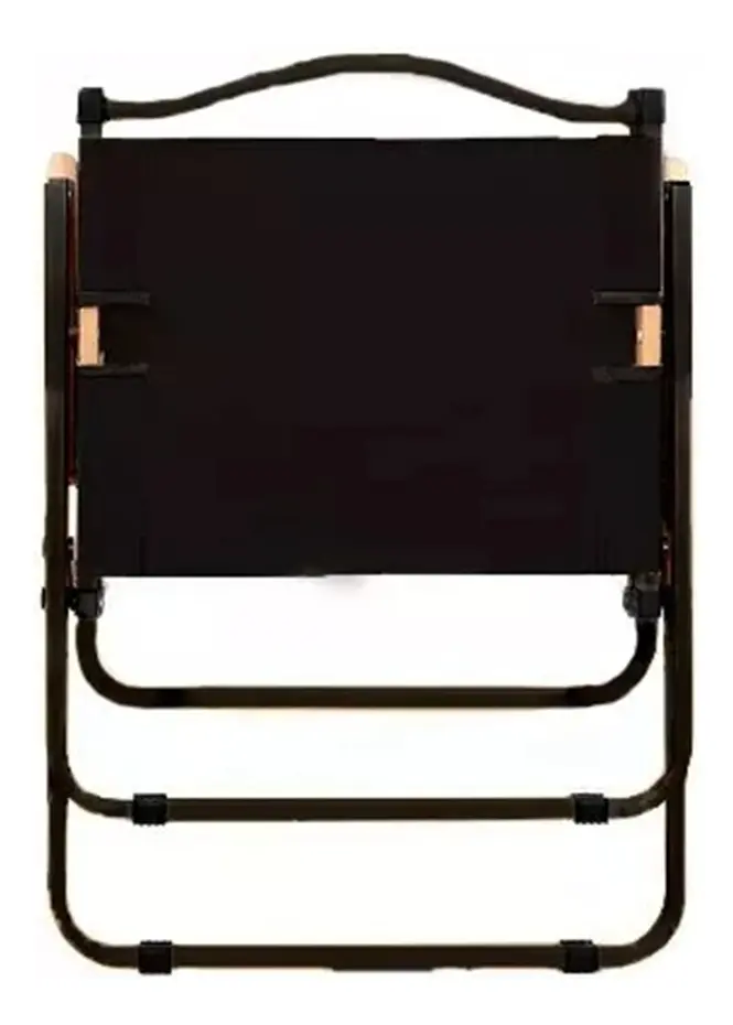 Reposera Silla Plegable Dakota Sif78 Portátil Color Negro