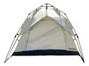 Carpa Beige Dakota Para Camping 4 Personas 2,00 X 2,00 X 1,35 M Con Techo Armado Automático