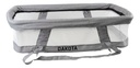 Cuna Mecedora Desmontable Dakota Mosquitero Multifunción Color Gris Liso