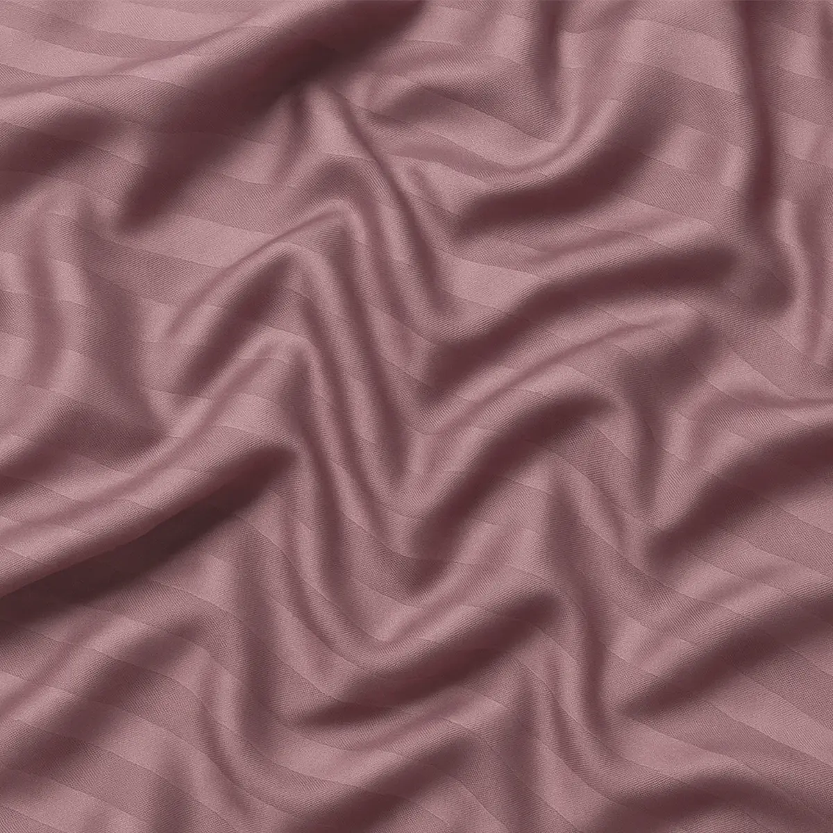 Juego De Sábanas Queen Dakota 600 Hilos Suaves Resistentes Color Rosa-rayas Diseño De La Tela Rayada