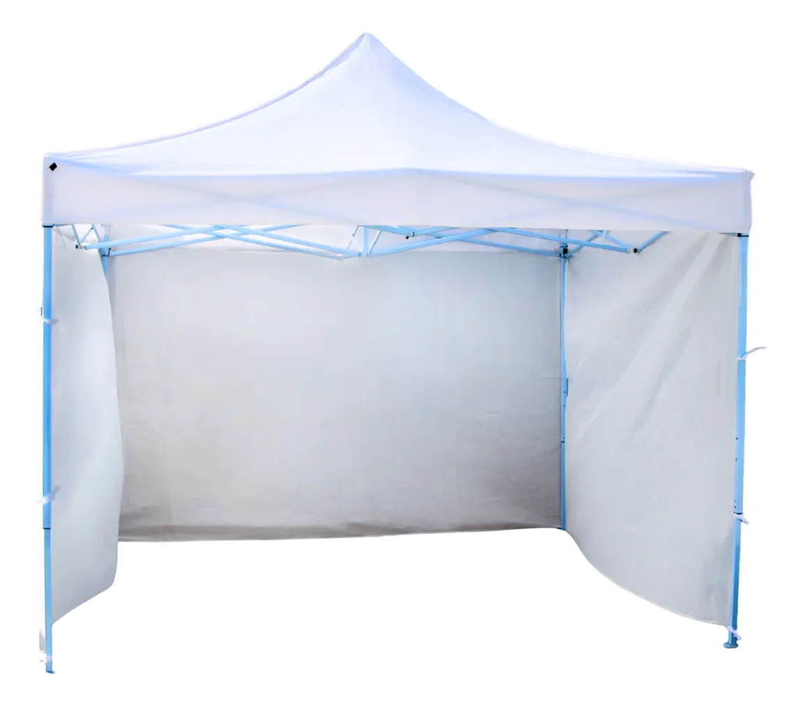 Gazebo Dakota Gz33p4 3 X 3 Autoarmable Paredes Puerta Estacas Bolso Color Blanco 86