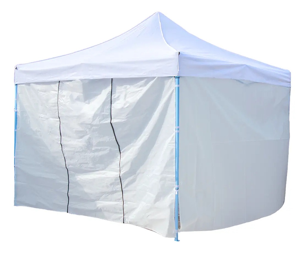 Gazebo Dakota Gz33p4 3 X 3 Autoarmable Paredes Puerta Estacas Bolso Color Blanco 86