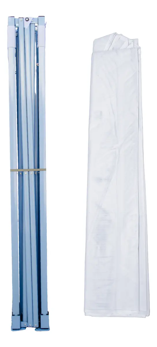 Gazebo Dakota Gz33p4 3 X 3 Autoarmable Paredes Puerta Estacas Bolso Color Blanco 86