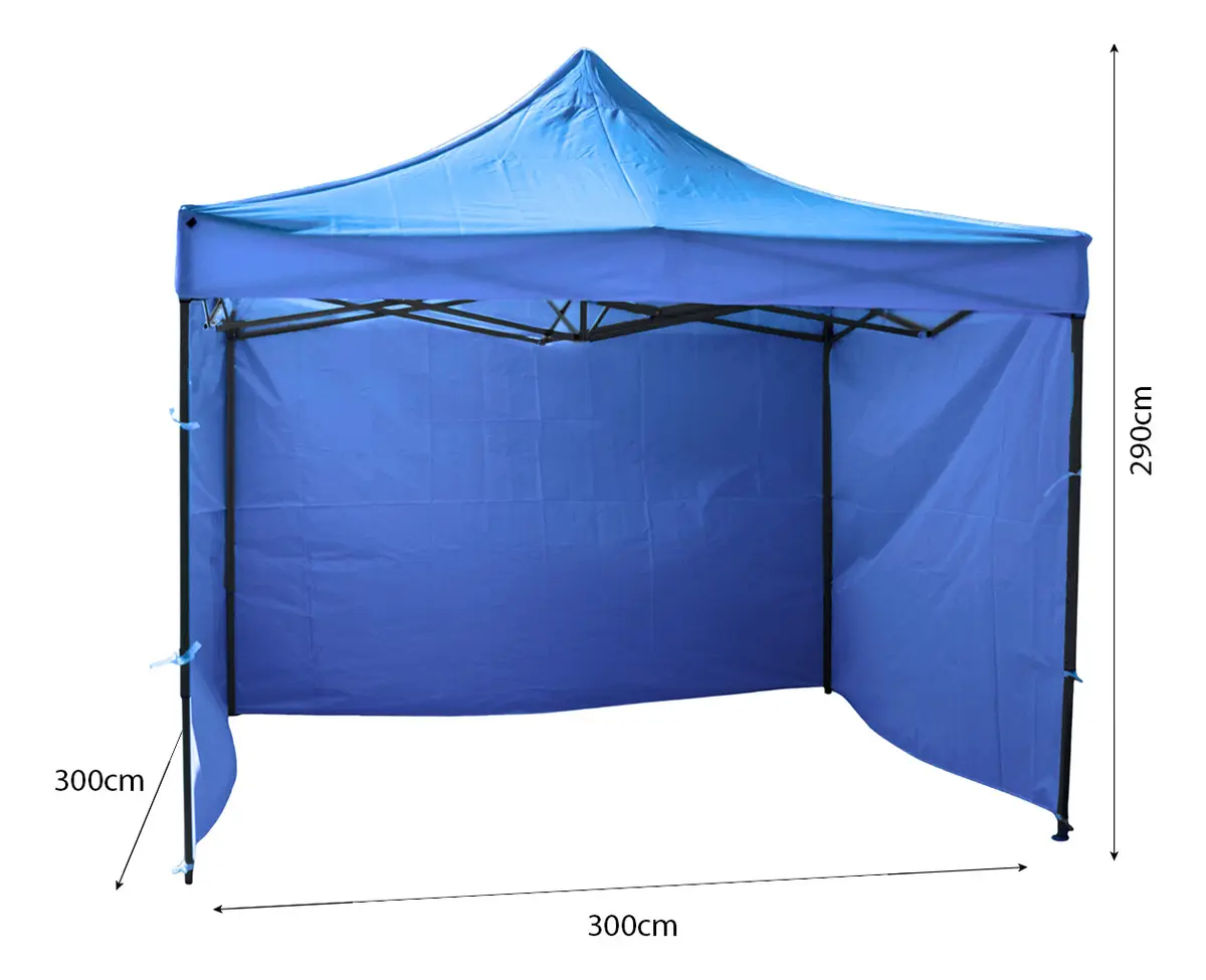 Gazebo Dakota Gz33p4 Color Azul 2.9m X 3m X 3m