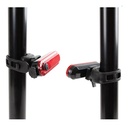 Kit Luces Led Usb Dakota Seguridad Bici Delantera Trasera Recargable Inalámbrica Negro