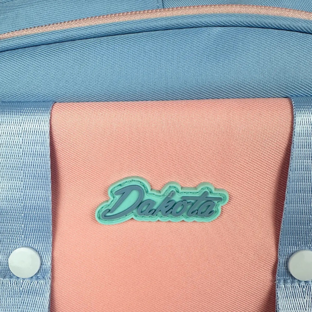 Mochila Infantil De Espalda Dakota Color Lila/verde Color Lila Verde