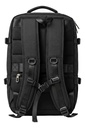 Mochila Viaje Carry On 24l Monobag Mg Calidad Deluxe Reforzada Color Negro Diseño De La Tela Liso