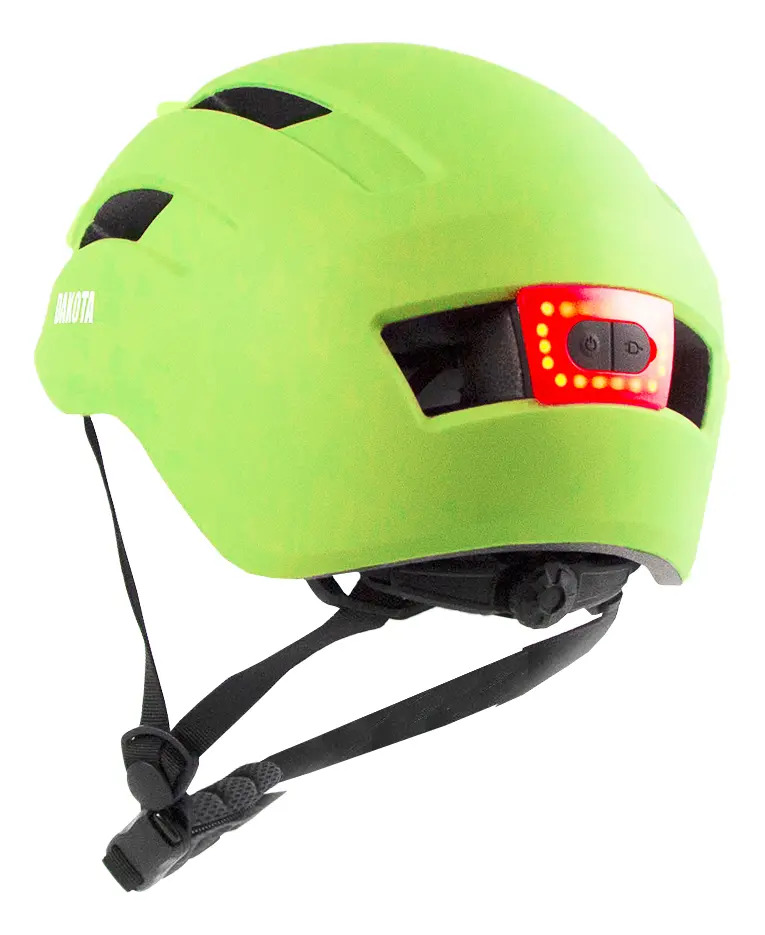 Casco Bicicleta Dakota Ciclismo Luz Led Color Verde L