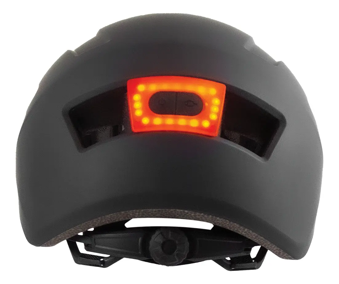 Casco Bicicleta Dakota Ciclimo Luz Led Color Negro Talle L