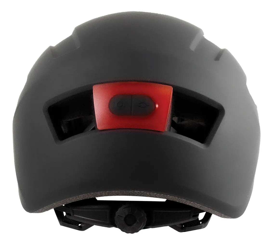 Casco Bicicleta Dakota Ciclimo Luz Led Color Negro Talle L