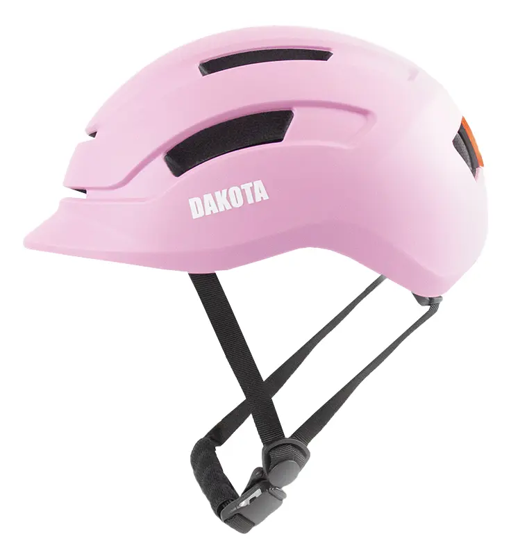 Casco Bicicleta Dakota Ciclismo Wx200l Luz Led Color Rosa L