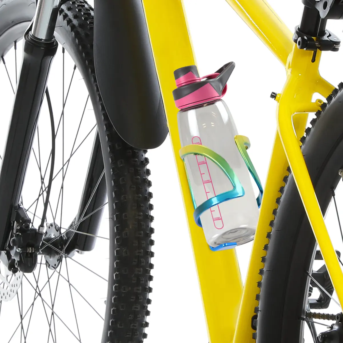 Porta Caramañola Botella Bicicleta Dakota Universal Ultra Liviana Tornasolado
