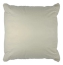 Combo 2 Almohadones Decorativos Pana Sintético Dakota Con Cierre Lavable 40x40 Beige Texturizado