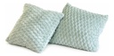 Combo 2 Almohadones Terciopelo Decorativo Dakota Con Cierre Lavable Color Verde Geométrico