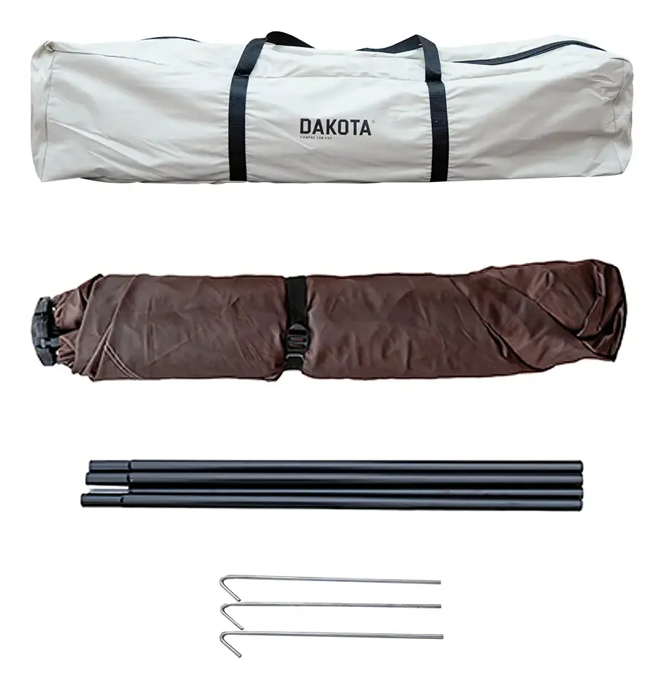 Carpa Autoarmable Para 6 Personas Dakota Automática 240x240x154cm Color Beige