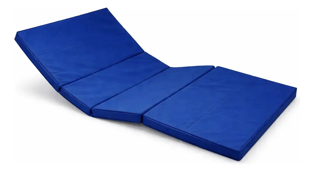Colchón Hospitalario Ortopédico Articulado 4 Quiebres Para Cama Clínica 191x90x5cm Azul