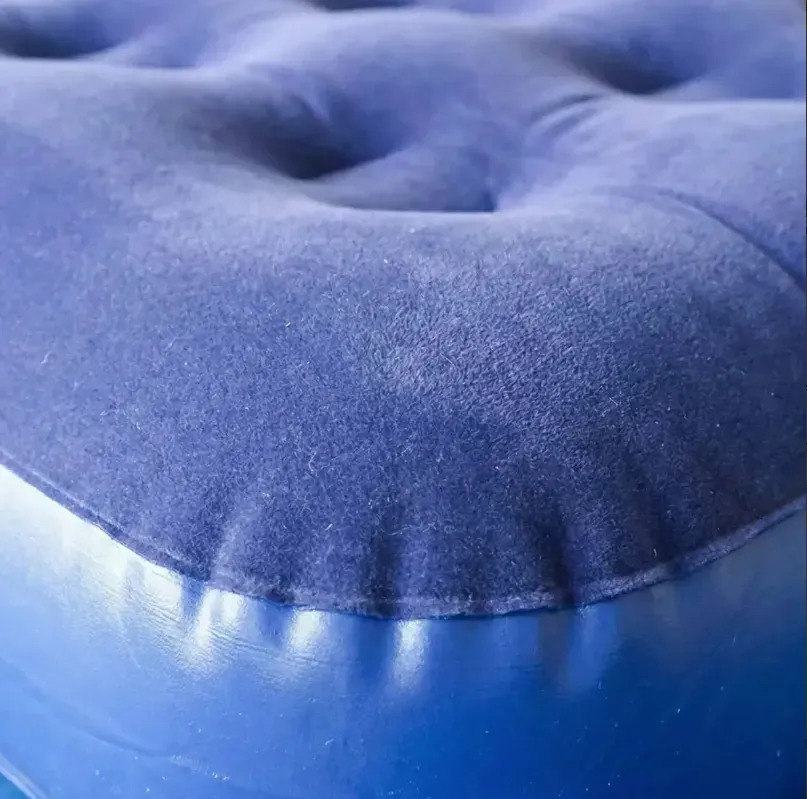 Kit Camping Dakota Carpa Autoarmable 4 Personas + Colchón Inflable 2 Plazas Con Almohada Incorporada Azul