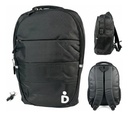 Mochila Dakota Porta Notebook Reforzada Ejecutiva Gym Color Negra Negro
