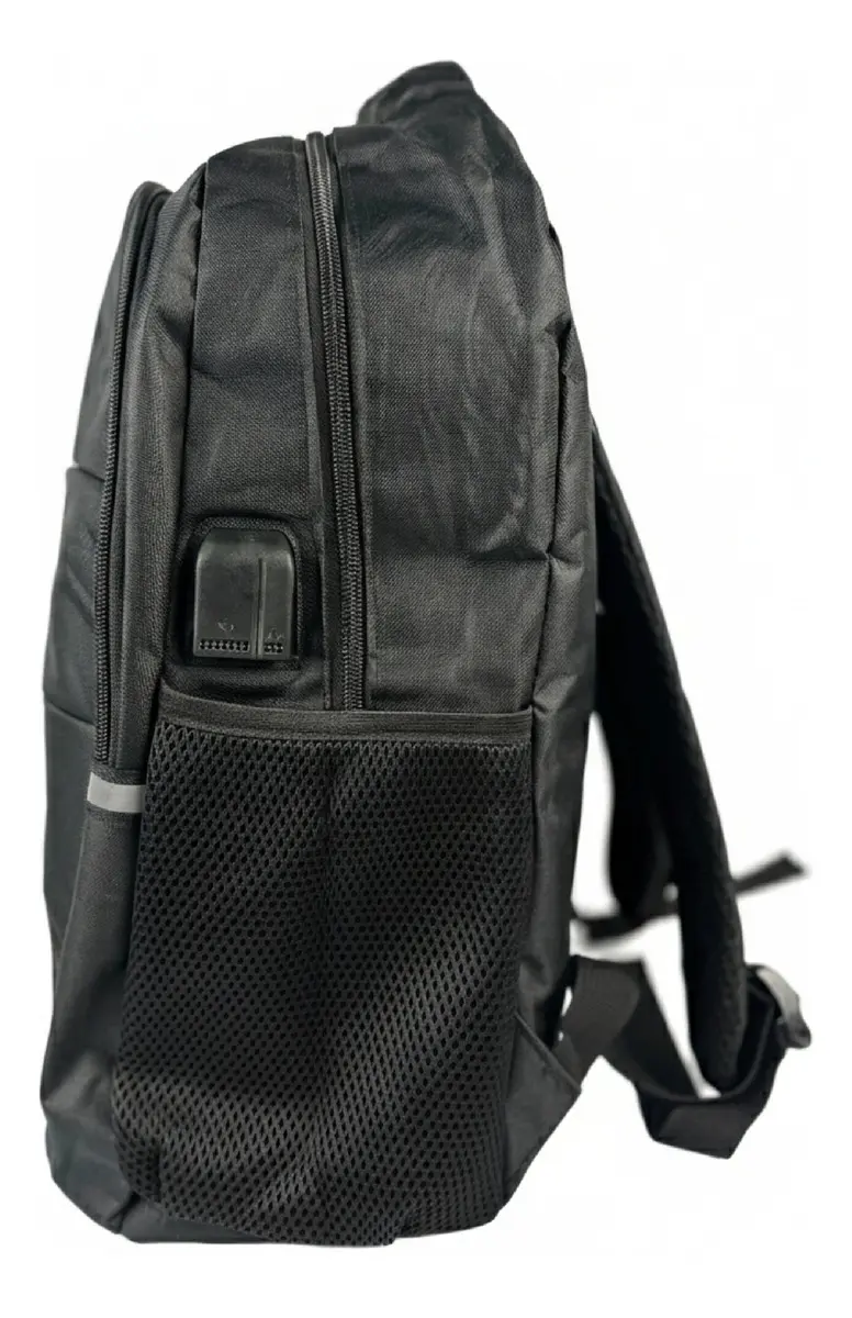 Mochila Dakota Porta Notebook Reforzada Ejecutiva Gym Color Negra Negro