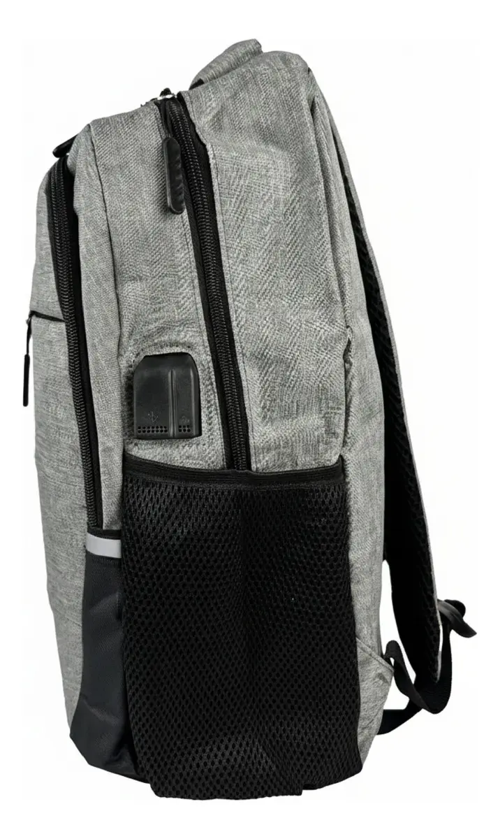 Mochila Dakota Porta Notebook Reforzada Ejecutiva Gym Color Gris