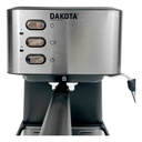 Cafetera Expresso 2 En 1 Dakota Para Capsula Cafe Molido Y Espumador De Leche Integrado Plateado