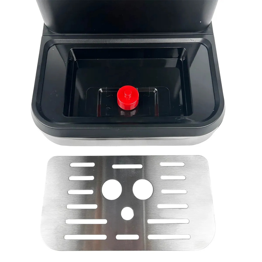 Cafetera Espresso Dakota 2 En 1 20 Bares 1.5l Con Espumador Plateado