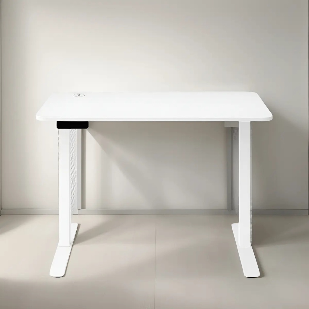 Escritorio Elevable Eléctrico Dakota Altura Regulable Blanco