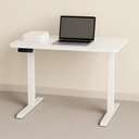 Escritorio Elevable Eléctrico Dakota Altura Regulable Blanco