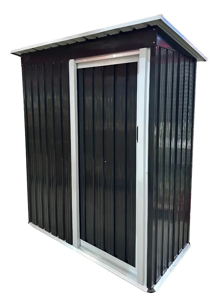 Cobertizo Dakota 182x150cm Acero Galvanizado Negro