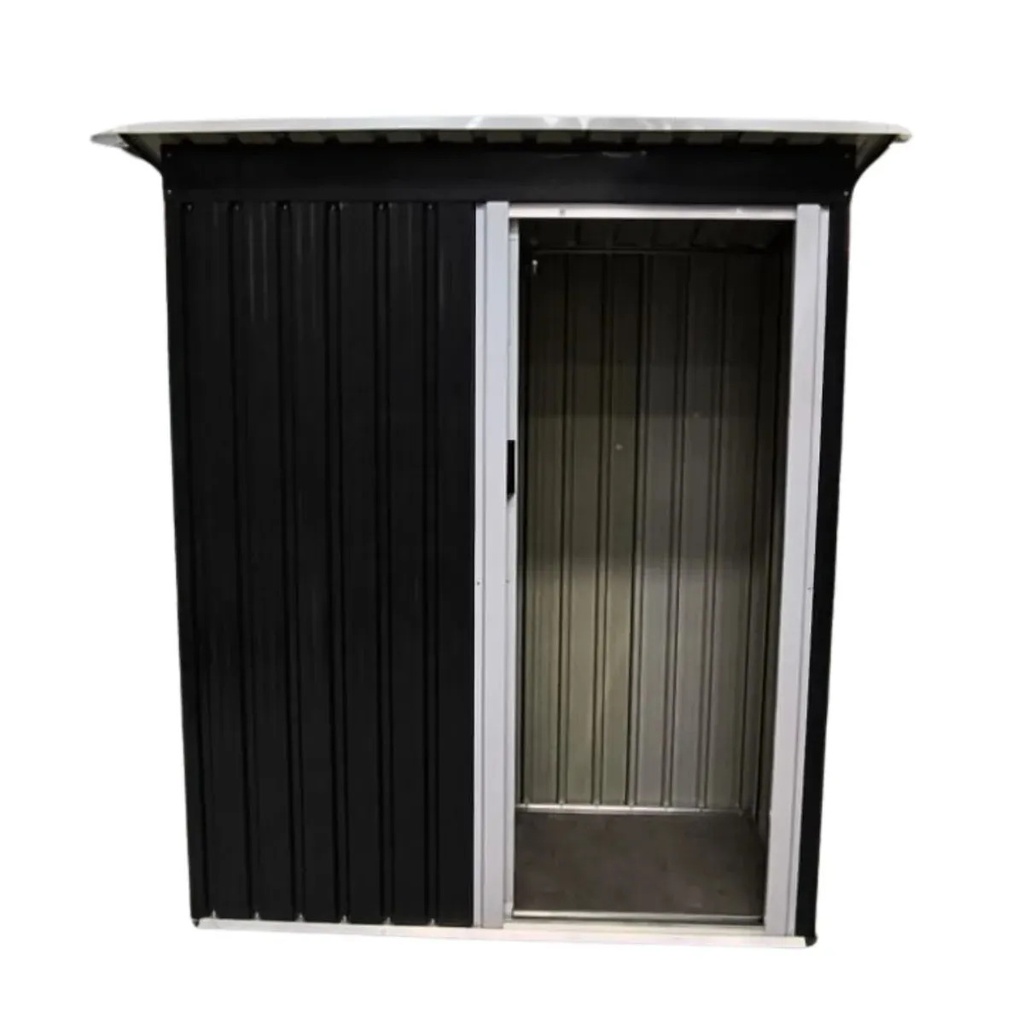 Cobertizo Dakota 182x150cm Acero Galvanizado Negro