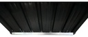 Cobertizo Dakota 182x150cm Acero Galvanizado Negro