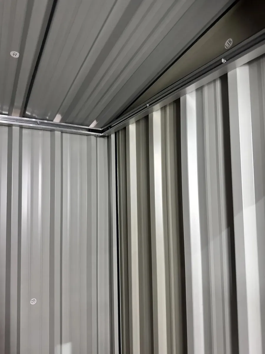 Cobertizo Dakota 182x150cm Acero Galvanizado Negro