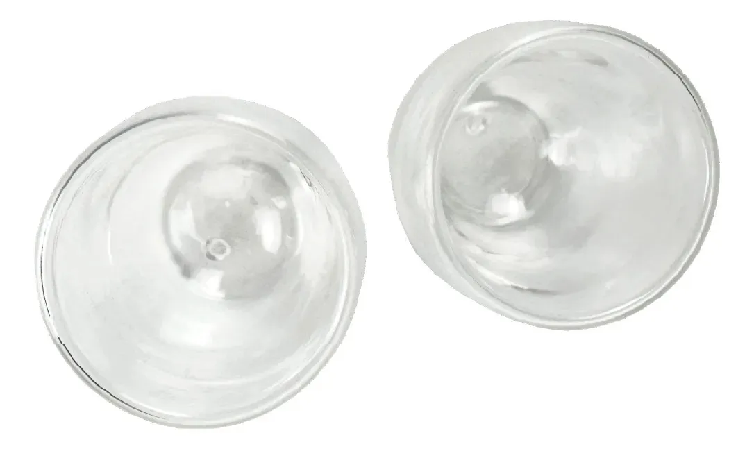 Set X2 Tazas Dakota Doble Vidrio Térmico 250ml Café Aislantes Calor Frío Transparente