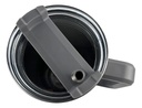 Vaso Térmico 1.2lt Dakota Acero Inoxidable Con Tapa + Sorbete Color Gris Oscuro Liso