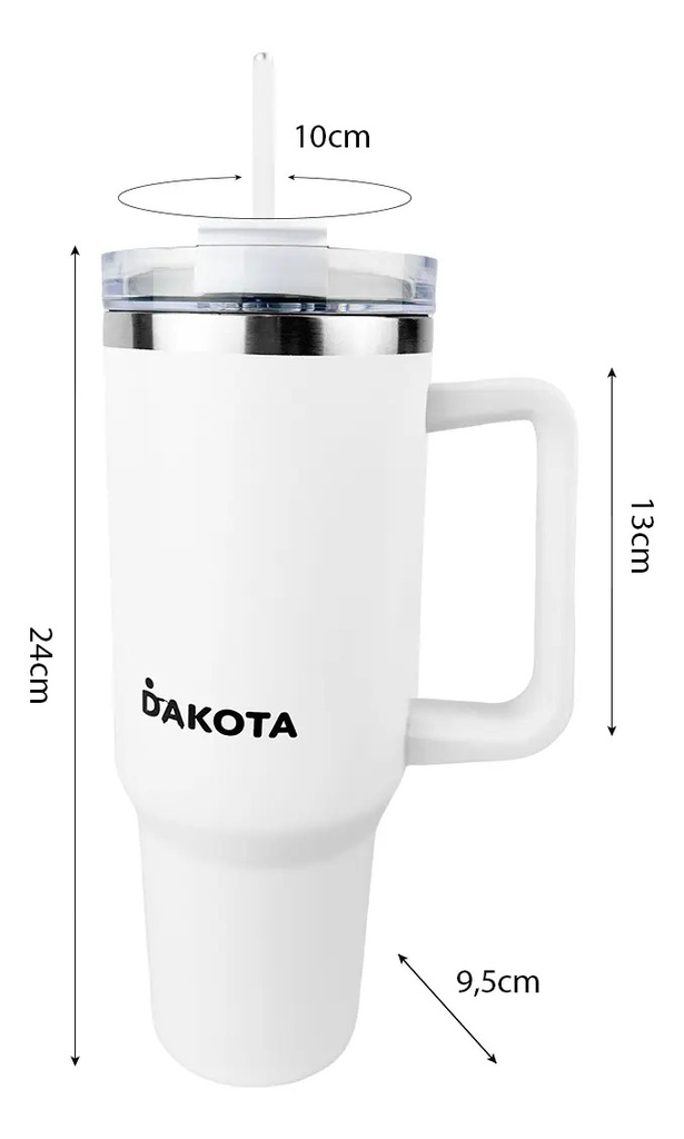 Dakota V1200ss Vaso Blanco Liso