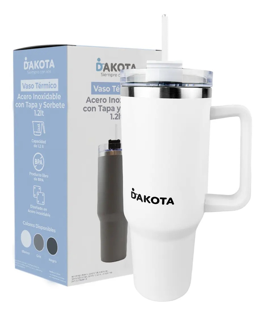 Dakota V1200ss Vaso Blanco Liso