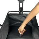 Combo Gazebo 3x3 Autoarmable Plegable Dakota Con 4 Paredes Rojo Puerta Estacas Bolso Impermeable + Carrito Plegable Multiuso Dakota 2 En 1 4 Ruedas Camping Transporte Carga
