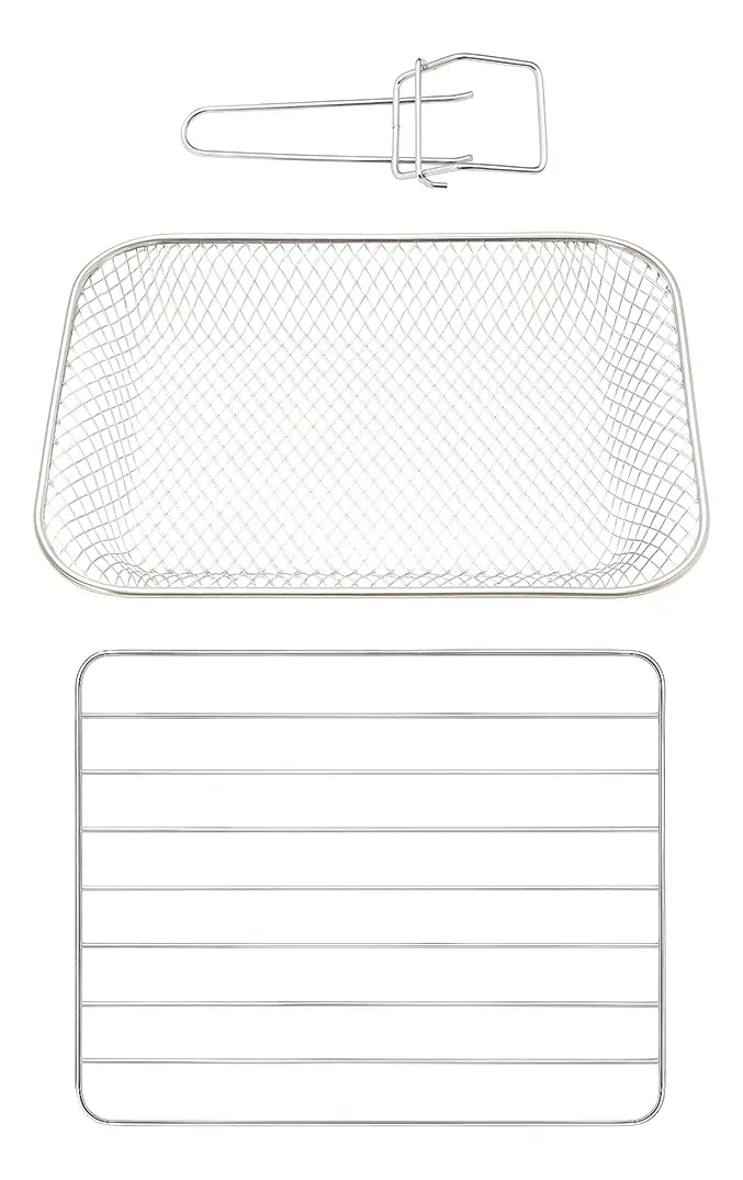 Freidora De Aire Dakota 12l Con Pantalla Táctil 2200w Cocina Rápida Saludable + Papel Manteca De Regalo Air Fryer Blanco