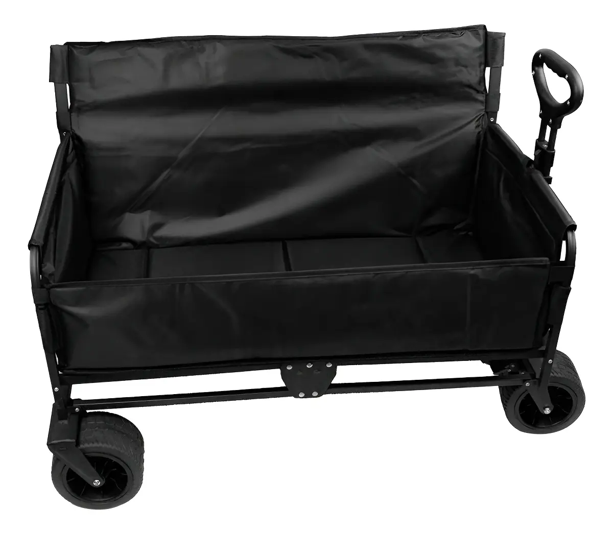 Carrito Plegable Dakota 2 En 1 Negro 4 Ruedas Multiuso