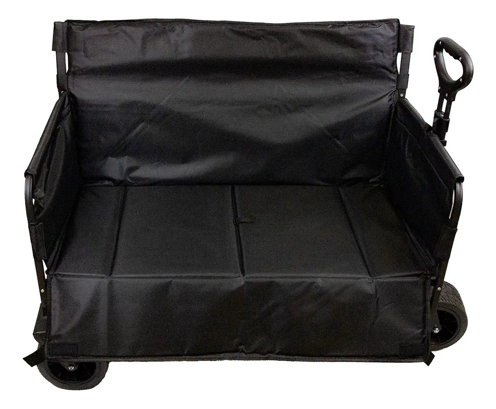 Carrito Plegable Dakota 2 En 1 Negro 4 Ruedas Multiuso