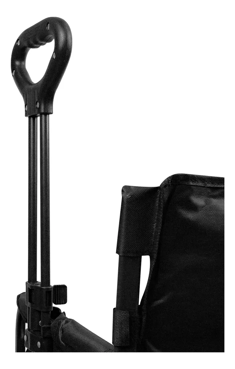 Carrito Plegable Dakota 2 En 1 Negro 4 Ruedas Multiuso
