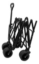 Carrito Plegable Dakota 2 En 1 Negro 4 Ruedas Multiuso