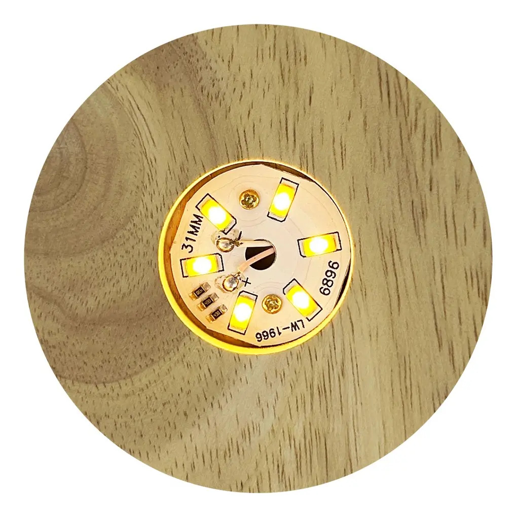 Esfera De Cristal 3d Dakota Luna Lampara Led Usb Luz Noche Marrón