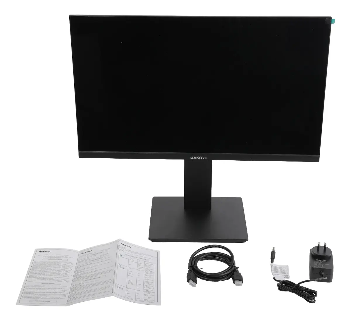 Monitor 24 Plano Giratorio Dakota Resolución Full Hd 1920x1080 Negro