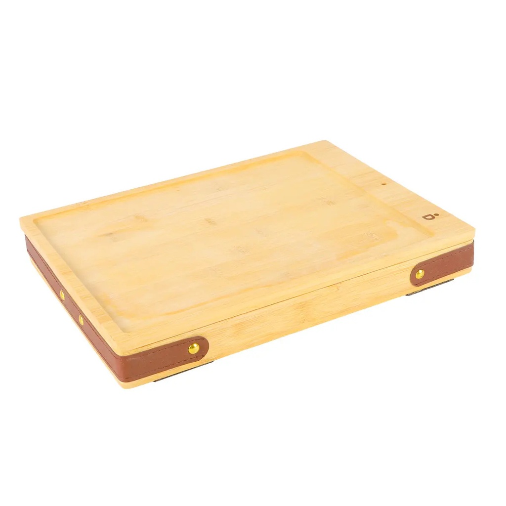 Mesa Bandeja Apoya Brazo De Sofá De Bambú Con Patas Desmontables Mesa Auxiliar Multifunción Para Bebidas Snacks Controles Y Celular Marrón Claro