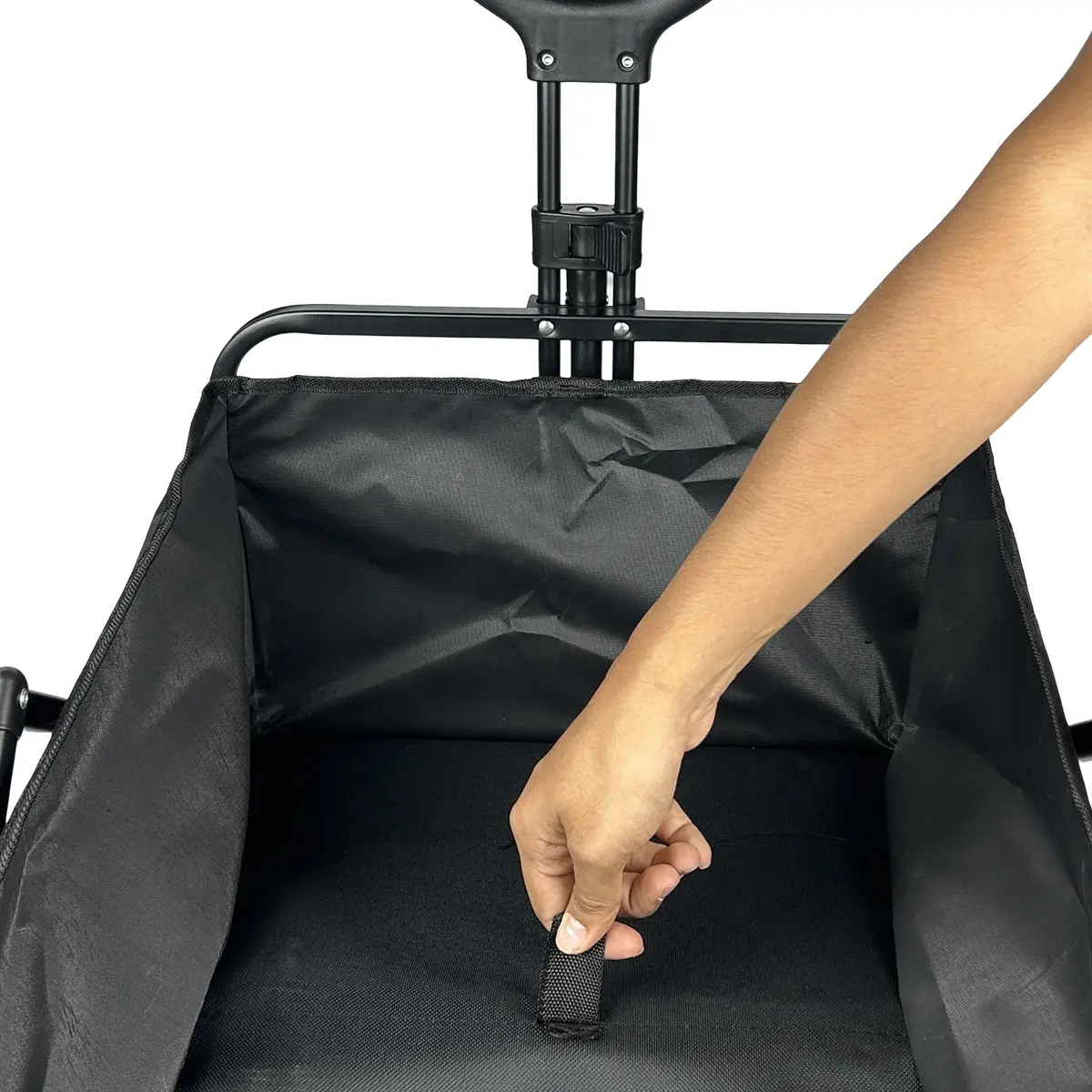 Carrito De Compras Plegable Dakota Car95 4 Ruedas Gris