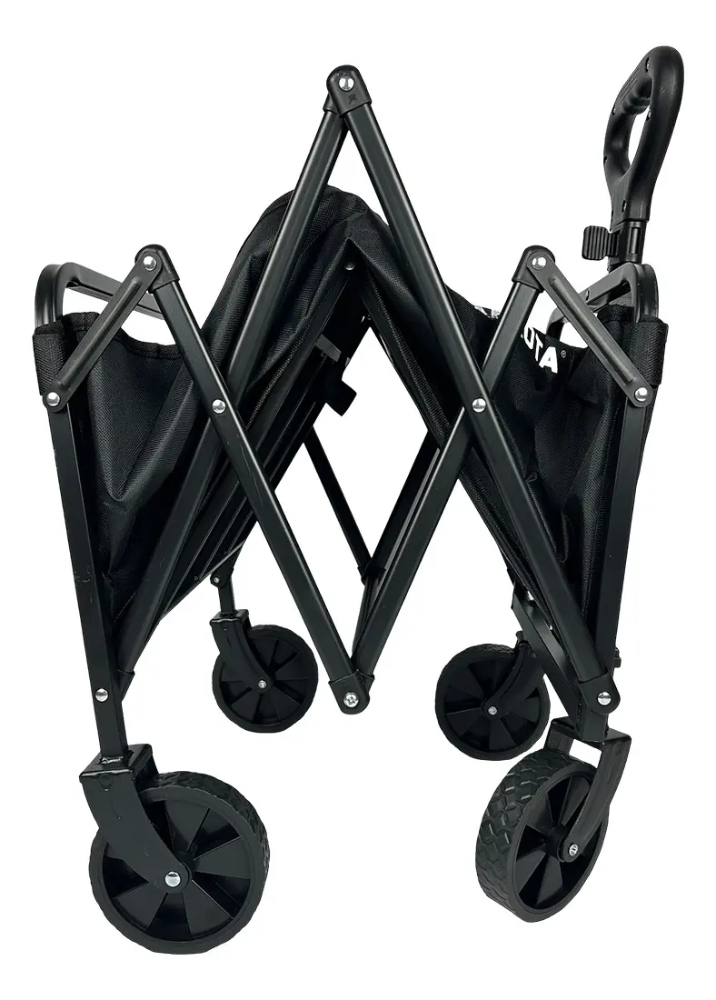 Carrito De Compras Plegable Dakota Car95 4 Ruedas Gris