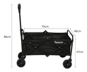 Carrito De Compras Plegable Dakota Car95 4 Ruedas Gris