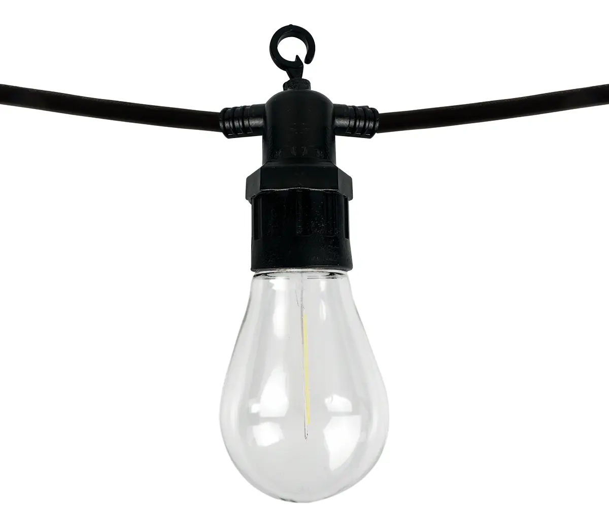 Guirnalda Luces Led Solar Exterior 5m 10 Focos Vintage Luz Cálida Cálido