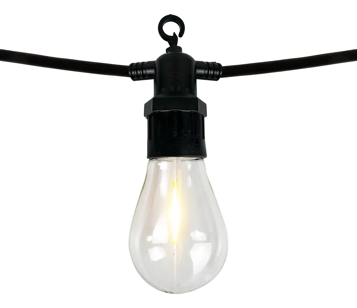Guirnalda Luces Led Solar Exterior 5m 10 Focos Vintage Luz Cálida Cálido